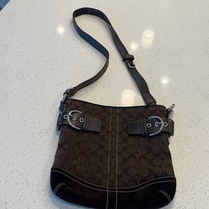 Coach brown Crossbody excellent condition adjustable strap except …